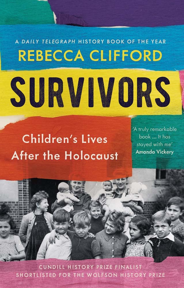 Couverture du livre « SURVIVORS - CHILDREN'S LIVES AFTER THE HOLOCAUST » de Rebecca Clifford, librairie Les Contes Infusés à Corte