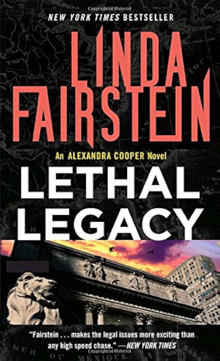 Couverture du livre « LETHAL LEGACY » de Fairstein, Linda, librairie Les Contes Infusés à Corte
