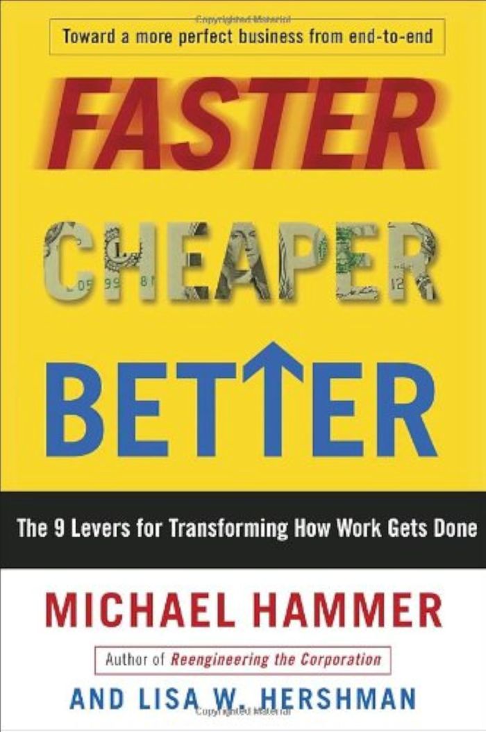 Couverture du livre « FASTER CHEAPER BETTER » de Hammer, Michael, librairie Les Contes Infusés à Corte