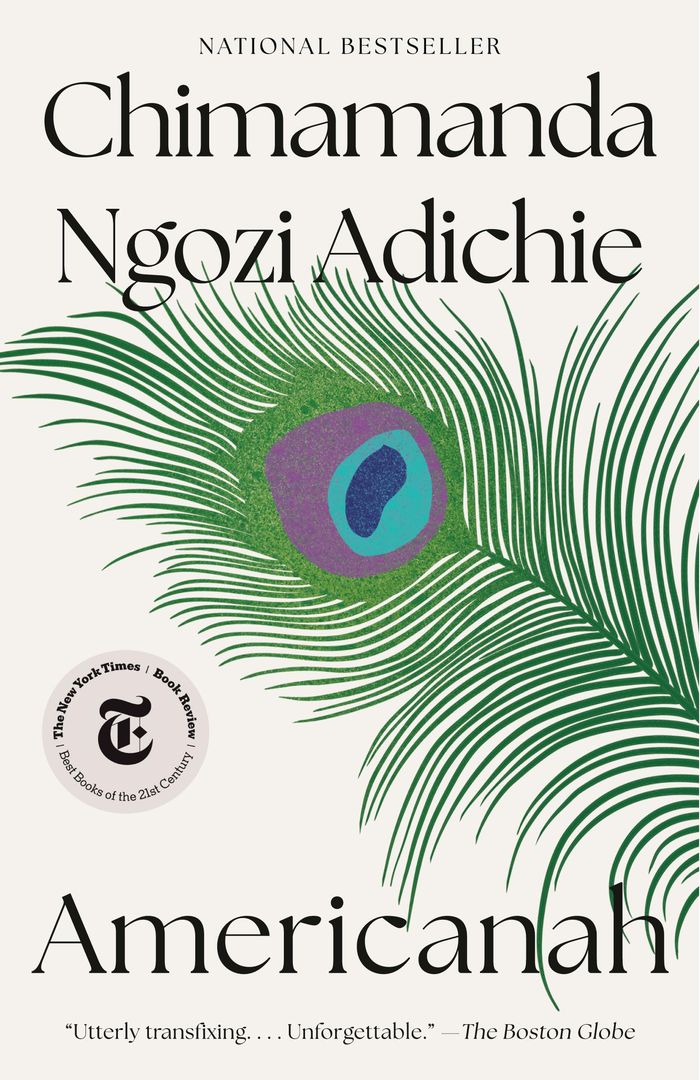 Couverture du livre « AMERICANAH - A NOVEL », librairie Les Contes Infusés à Corte