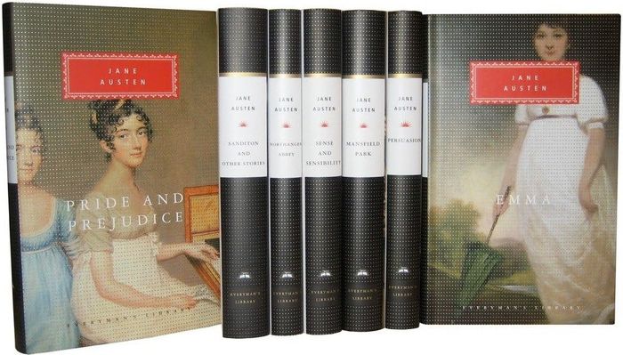 Couverture du livre « EVERYMAN'S LIBRARY CLASSICS SERIES - THE COMPLETE NOVELS OF JANE AUSTEN - EMMA; MANSFIELD PARK; NORT » de Jane Austen, librairie Les Contes Infusés à Corte