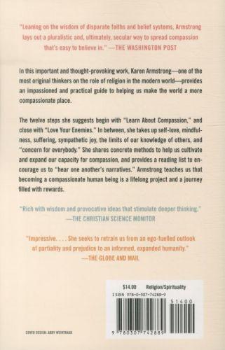 Quatrième de couverture de « TWELVE STEPS TO A COMPASSIONATE LIFE »