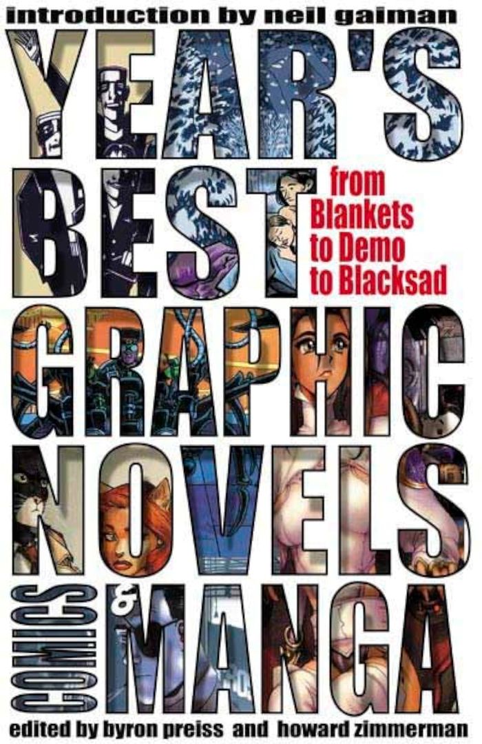Couverture du livre « YEAR'S BEST GRAPHIC NOVELS, COMICS AND MANGA », librairie Les Contes Infusés à Corte