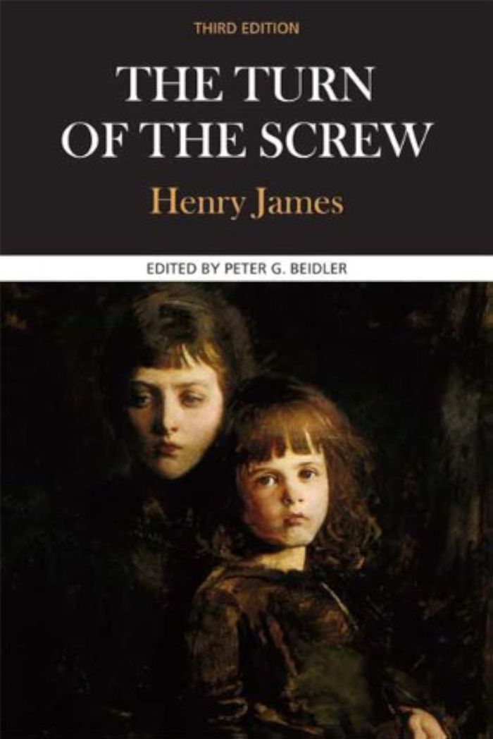 Couverture du livre « THE TURN OF THE SCREW - A CASE STUDY IN CONTEMPORARY CRITICISM - ILLUSTRATIONS, NOIR ET BLANC » de Henry James, librairie Les Contes Infusés à Corte