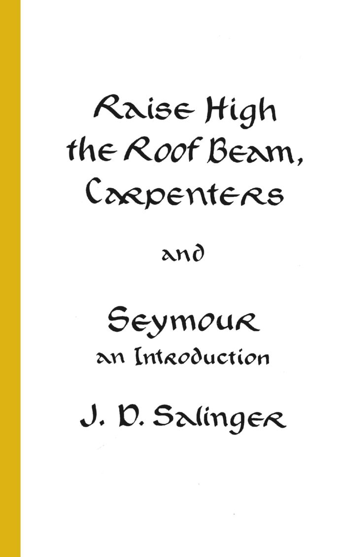 Couverture du livre « RAISE HIGH THE ROOM BEAM, CARPENTERS », librairie Les Contes Infusés à Corte