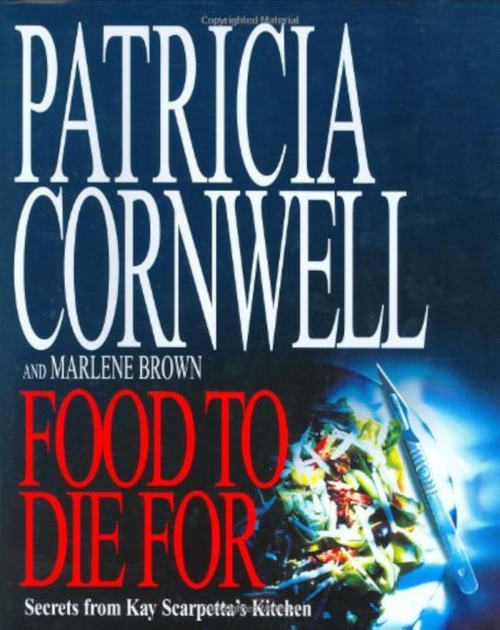 Couverture du livre « FOOD TO DIE FOR » de Patric Cornwell, librairie Les Contes Infusés à Corte