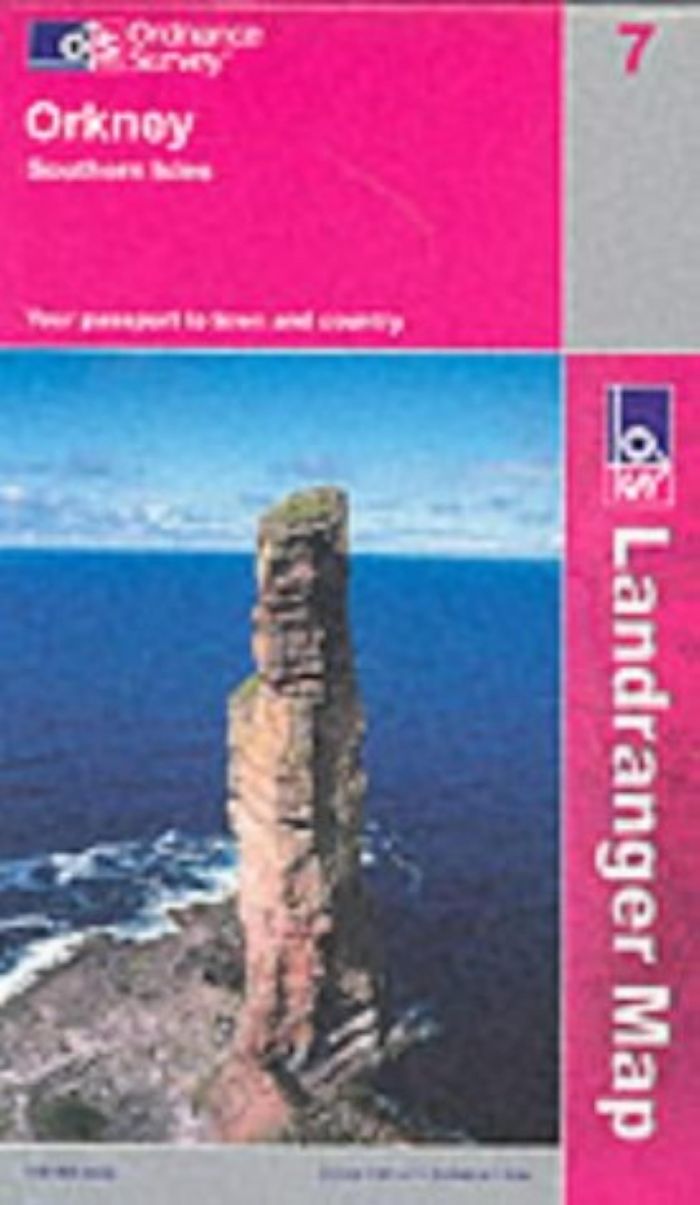 Couverture du livre « ORKNEY SOUTHERN ISLES 1/50 000 » de Collectif, librairie Les Contes Infusés à Corte