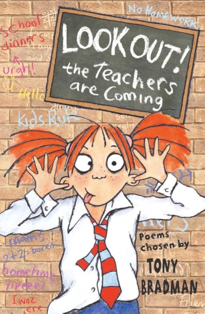 Couverture du livre « LOOK OUT! TEACHERS ARE COMING » de Macmillan, librairie Les Contes Infusés à Corte