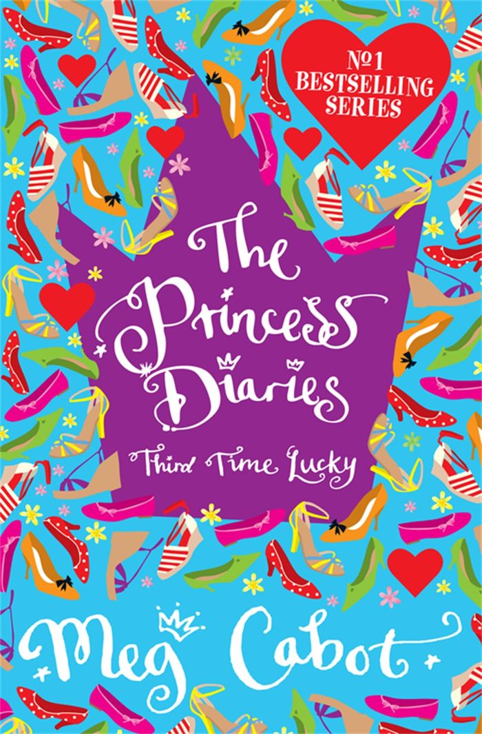 Couverture du livre « THE PRINCESS DIARIES : THIRD TIME LUCKY », librairie Les Contes Infusés à Corte