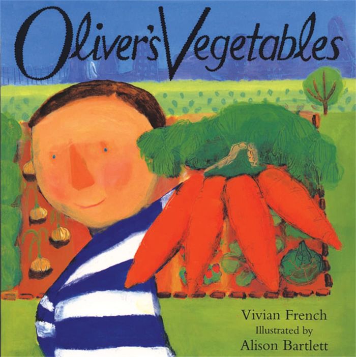 Couverture du livre « OLIVER'S VEGETABLES » de French/bartlett, librairie Les Contes Infusés à Corte