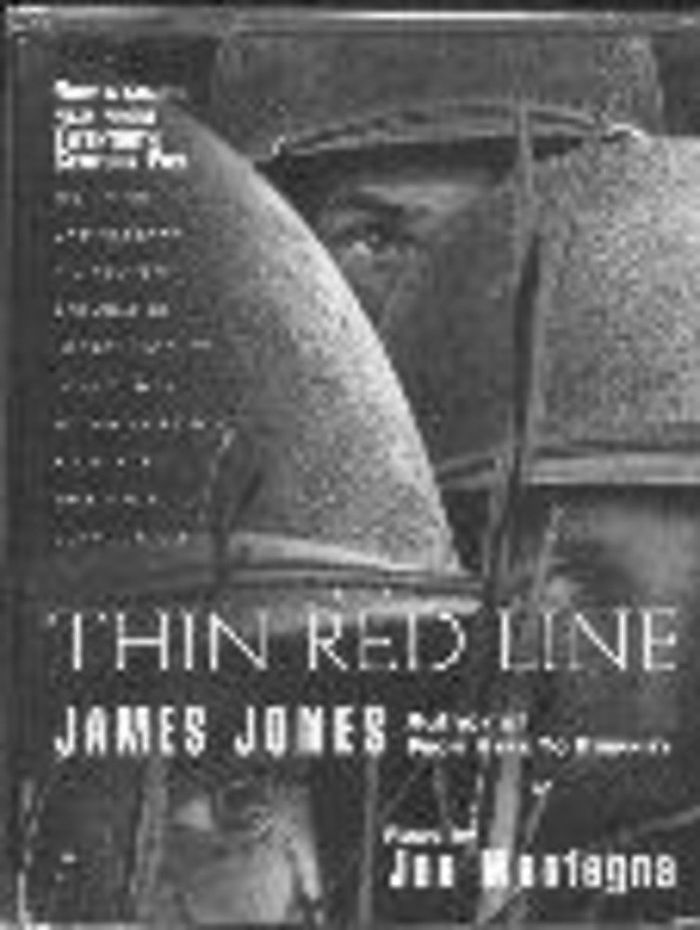 Couverture du livre « THIN RED LINE » de James Jones, librairie Les Contes Infusés à Corte