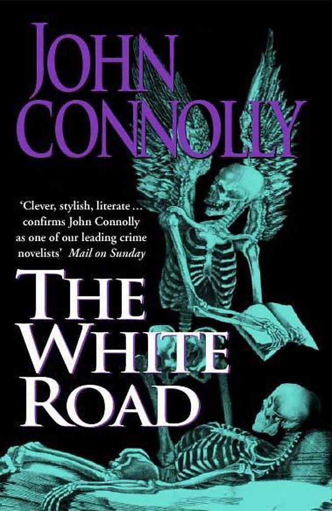 Couverture du livre « WHITE ROAD » de John Connolly, librairie Les Contes Infusés à Corte