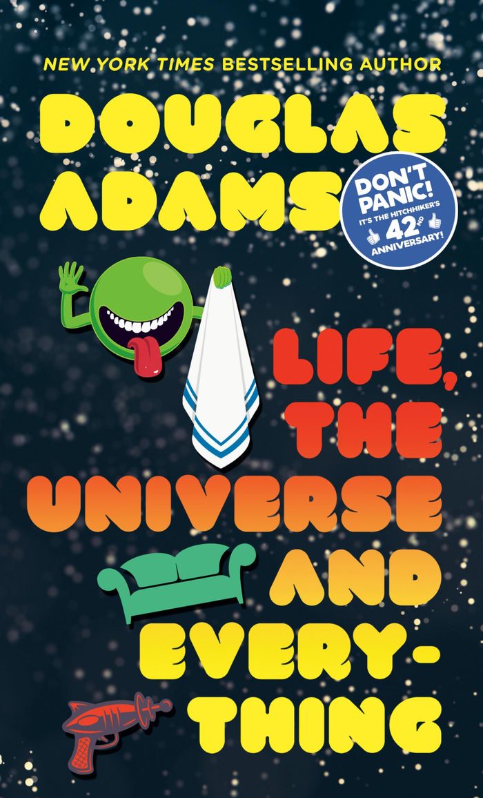 Couverture du livre « HITCHHIKER'S GUIDE TO THE GALAXY - LIFE, THE UNIVERSE AND EVERYTHING » de Douglas Adams, librairie Les Contes Infusés à Corte