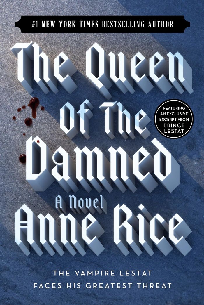 Couverture du livre « VAMPIRE CHRONICLES - THE QUEEN OF THE DAMNED - A NOVEL » de Anne Rice, librairie Les Contes Infusés à Corte