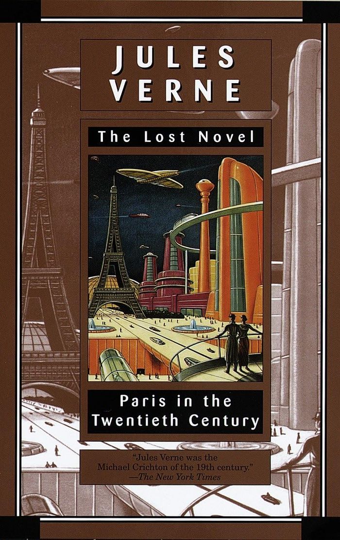 Couverture du livre « PARIS IN THE TWENTIETH CENTURY - THE LOST NOVEL » de Jules Verne, librairie Les Contes Infusés à Corte