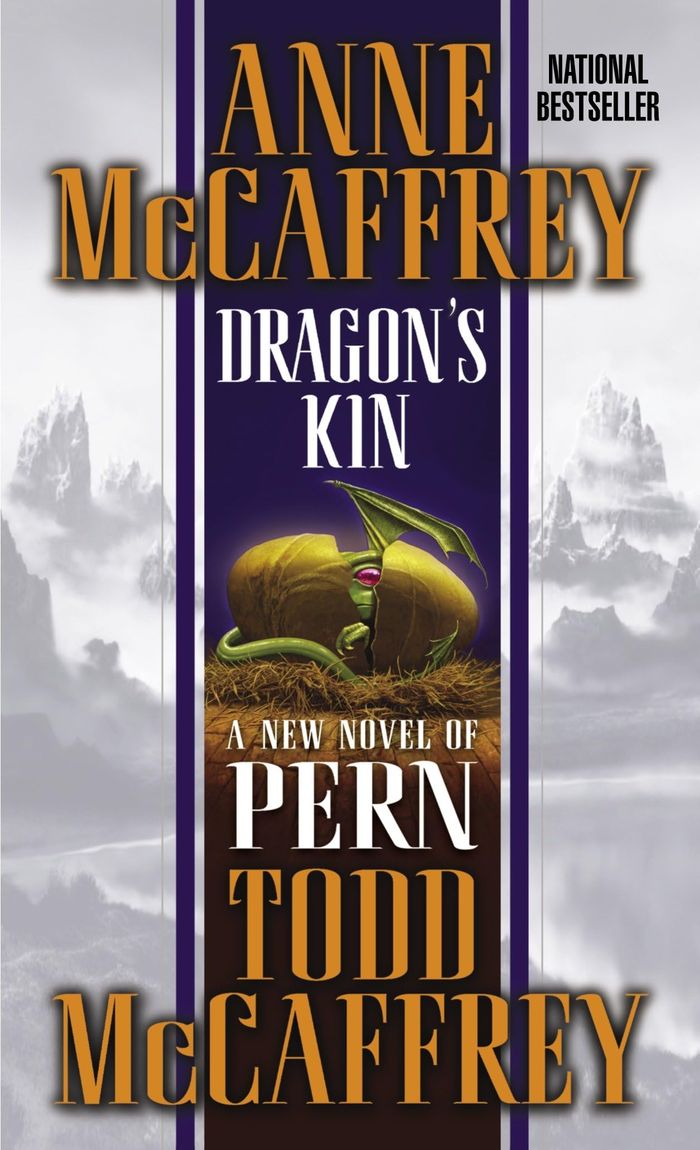 Couverture du livre « DRAGONRIDERS OF PERN - DRAGON'S KIN - A NEW NOVEL OF PERN » de Mccaffrey, librairie Les Contes Infusés à Corte
