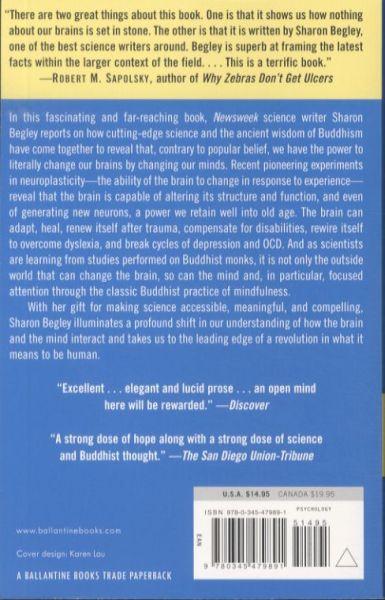 Quatrième de couverture de « TRAIN YOUR MIND, CHANGE YOUR BRAIN - HOW A NEW SCIENCE REVEALS OUR EXTRAORDINARY POTENTIAL TO TRANSF »