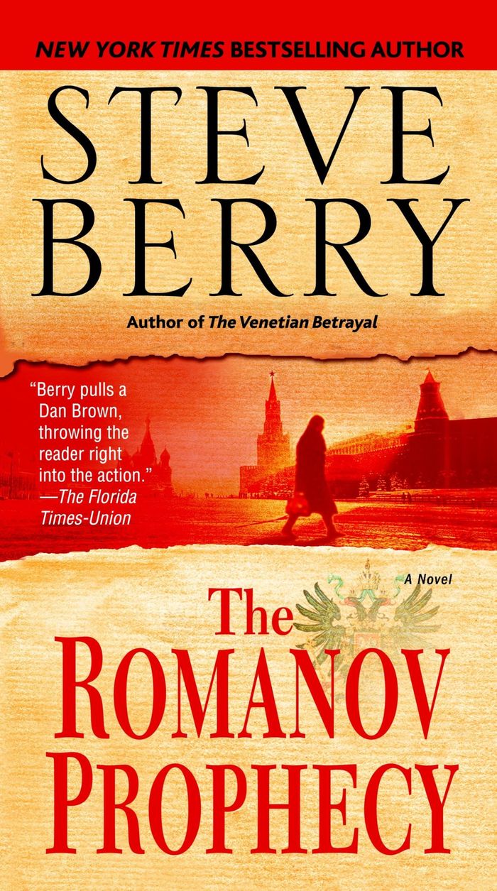 Couverture du livre « THE ROMANOV PROPHECY - A NOVEL », librairie Les Contes Infusés à Corte