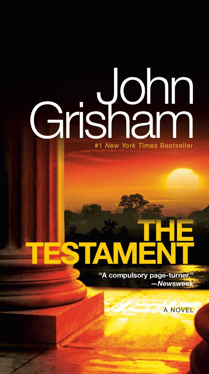 Couverture du livre « THE TESTAMENT - A NOVEL » de John Grisham, librairie Les Contes Infusés à Corte