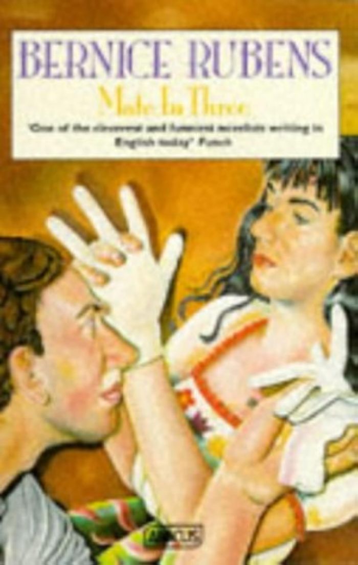 Couverture du livre « MATE IN THREE » de Bernice Rubens, librairie Les Contes Infusés à Corte