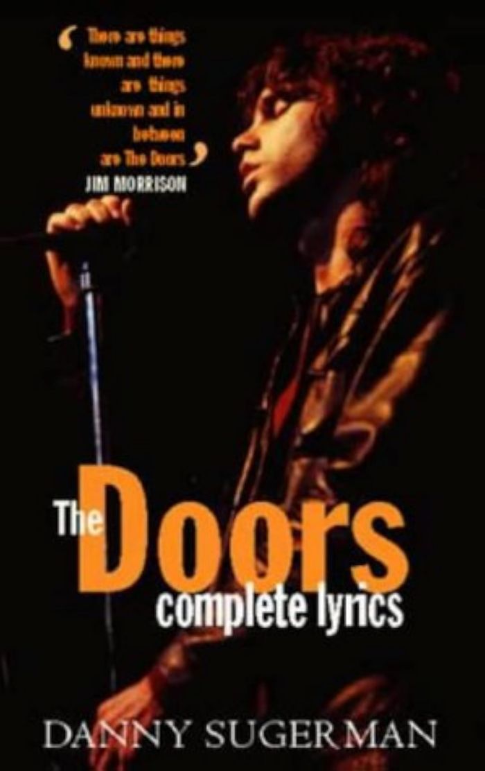 Couverture du livre « DOORS COMPLETE LYRICS » de Danny Sugarman, librairie Les Contes Infusés à Corte
