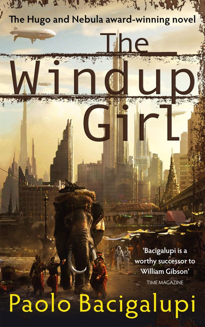 Couverture du livre « THE WINDUP GIRL - WINNER OF FIVE MAJOR SF AWARDS », librairie Les Contes Infusés à Corte