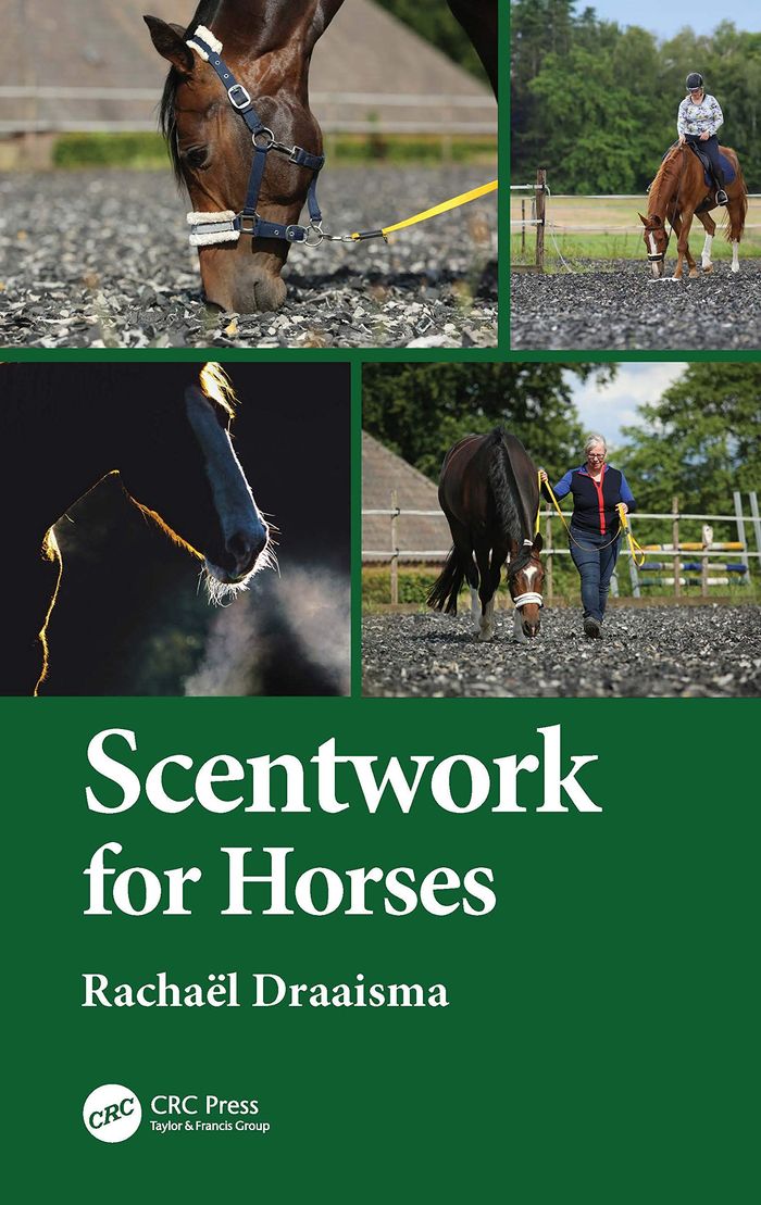 Couverture du livre « SCENTWORK FOR HORSES » de Draaisma, Rachael, librairie Les Contes Infusés à Corte