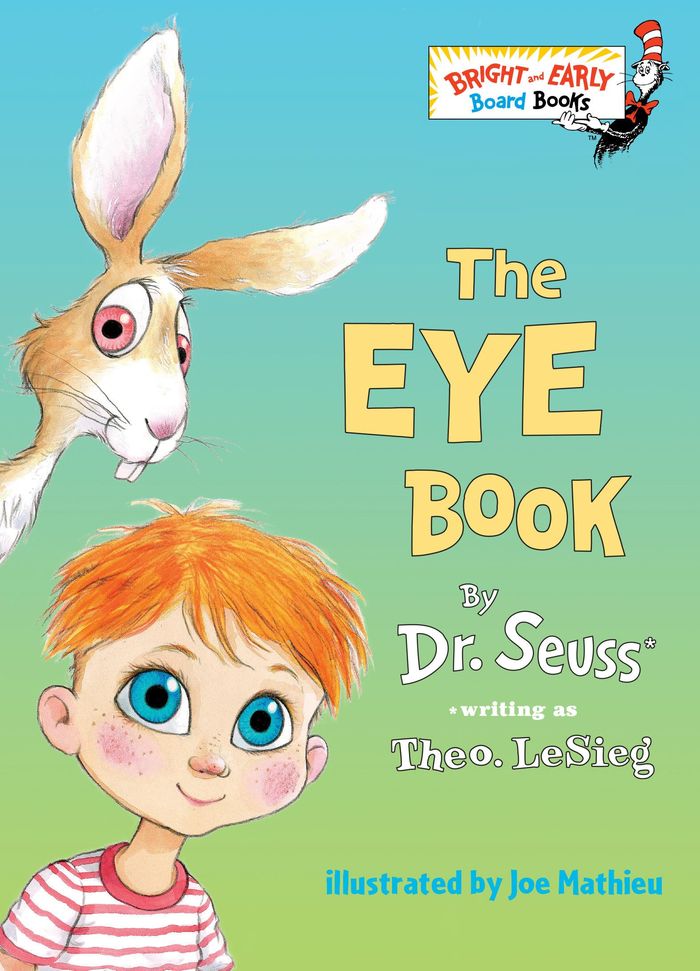 Couverture du livre « BRIGHT & EARLY BOARD BOOKS - THE EYE BOOK » de Lesieg/mathieu, librairie Les Contes Infusés à Corte