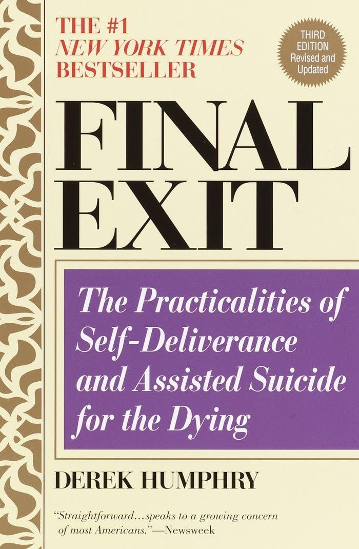 Couverture du livre « FINAL EXIT (THIRD EDITION) - THE PRACTICALITIES OF SELF-DELIVERANCE AND ASSISTED SUICIDE FOR THE DYI », librairie Les Contes Infusés à Corte