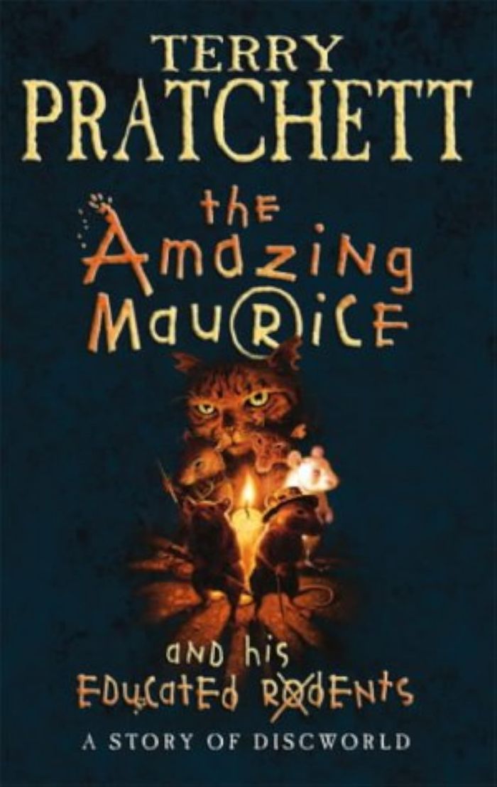 Couverture du livre « AMAZING MAURICE AND HIS EDUCATED RODENTS » de Terry Pratchett, librairie Les Contes Infusés à Corte