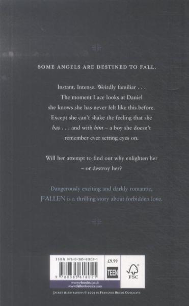 Quatrième de couverture de « FALLEN »