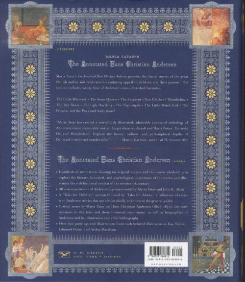 Quatrième de couverture de « THE ANNOTATED HANS CHRISTIAN ANDERSEN »