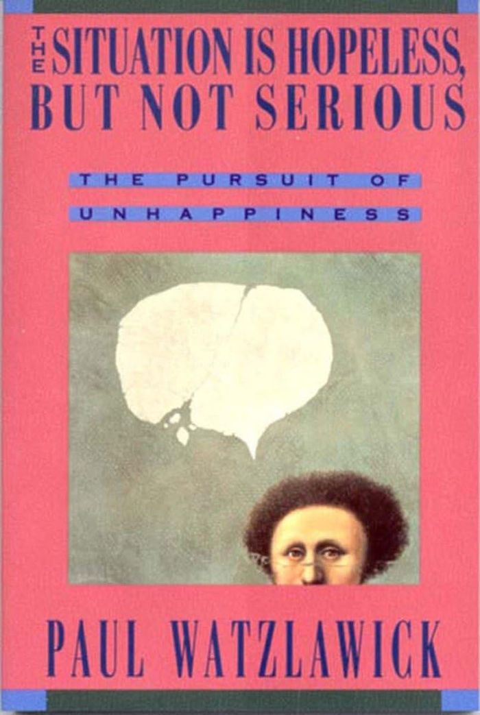 Couverture du livre « THE SITUATION IS HOPELESS BUT NOT SERIOUS », librairie Les Contes Infusés à Corte