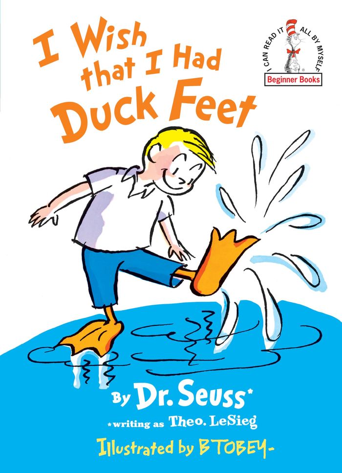 Couverture du livre « I WISH THAT I HAD DUCK FEET », librairie Les Contes Infusés à Corte