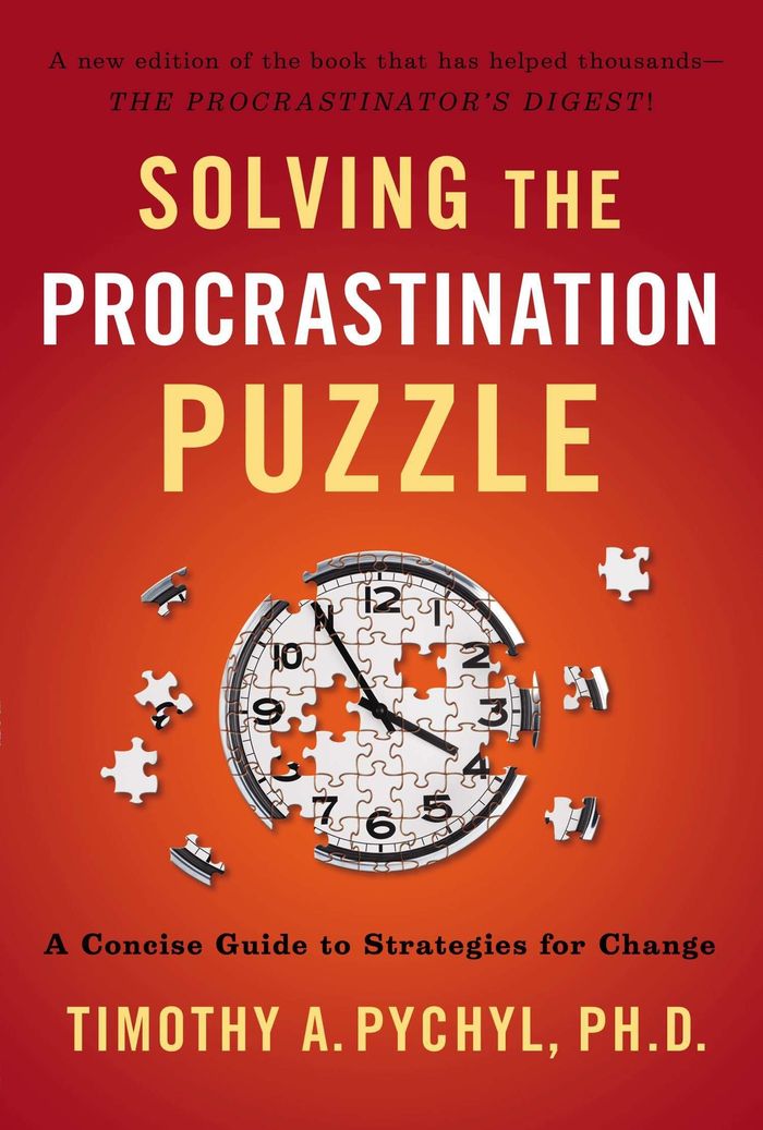 Couverture du livre « SOLVING THE PROCRASTINATION PUZZLE - A CONCISE GUIDE TO STRATEGIES FOR CHANGE » de Pychyl Timothy A., librairie Les Contes Infusés à Corte