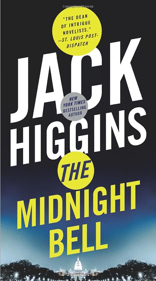 Couverture du livre « SEAN DILLON - THE MIDNIGHT BELL » de Jack Higgins, librairie Les Contes Infusés à Corte