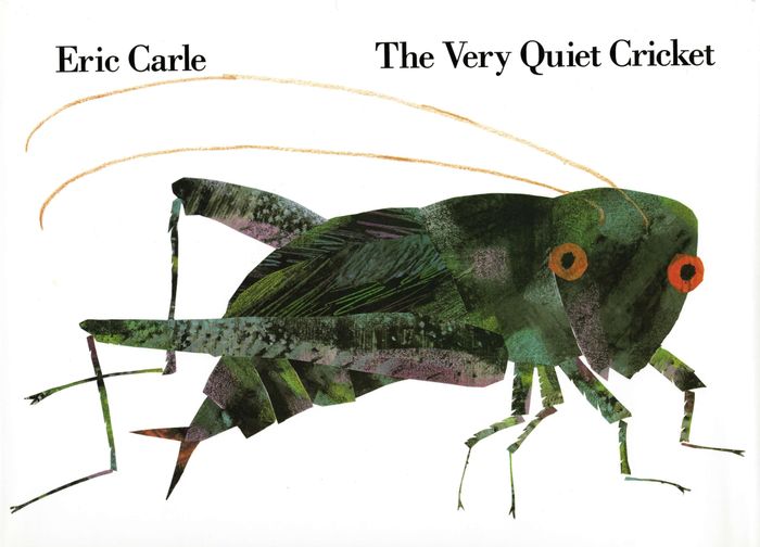 Couverture du livre « THE VERY QUIET CRICKET », librairie Les Contes Infusés à Corte