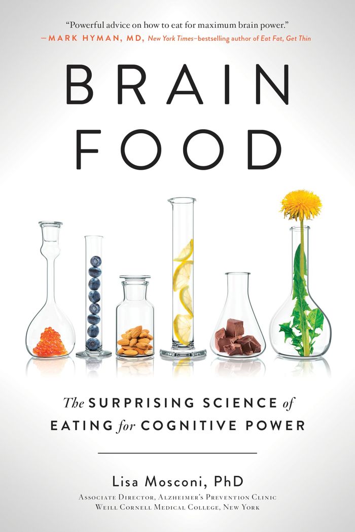 Couverture du livre « BRAIN FOOD - THE SURPRISING SCIENCE OF EATING FOR COGNITIVE POWER » de Lisa Mosconi, librairie Les Contes Infusés à Corte