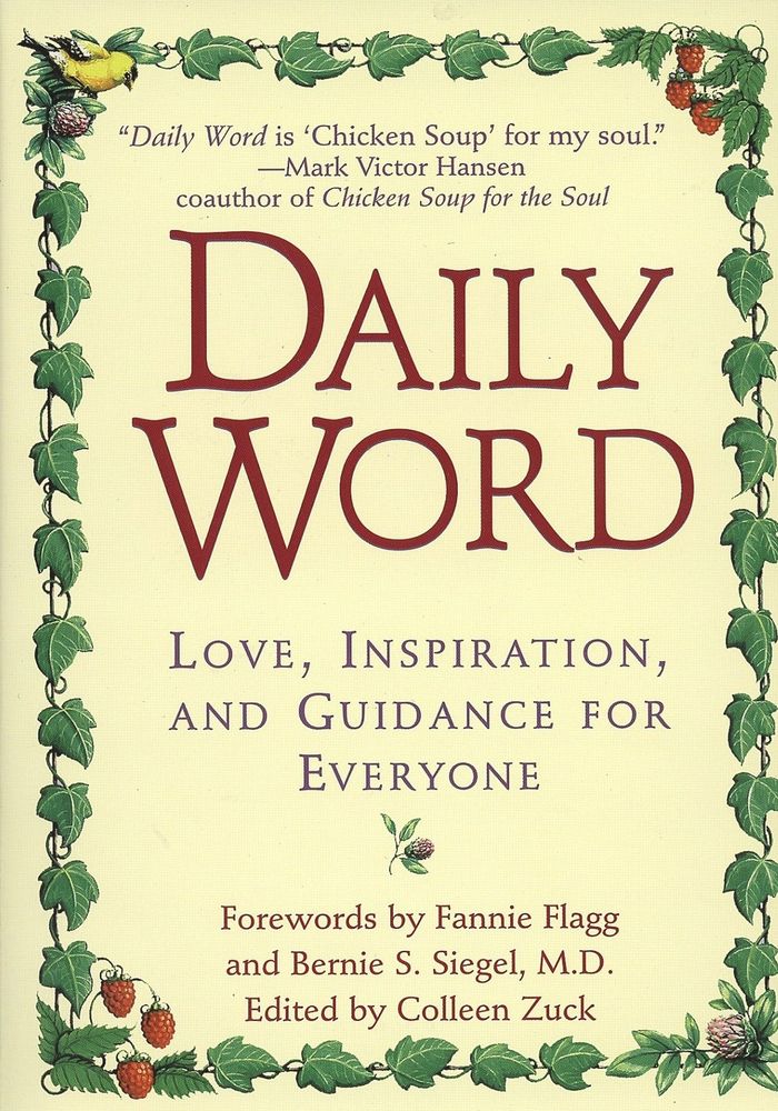 Couverture du livre « DAILY WORD - LOVE, INSPIRATION, AND GUIDANCE FOR EVERYONE », librairie Les Contes Infusés à Corte