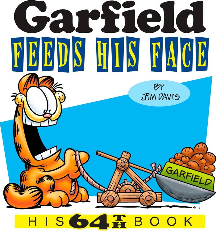 Couverture du livre « GARFIELD FEEDS HIS FACE », librairie Les Contes Infusés à Corte