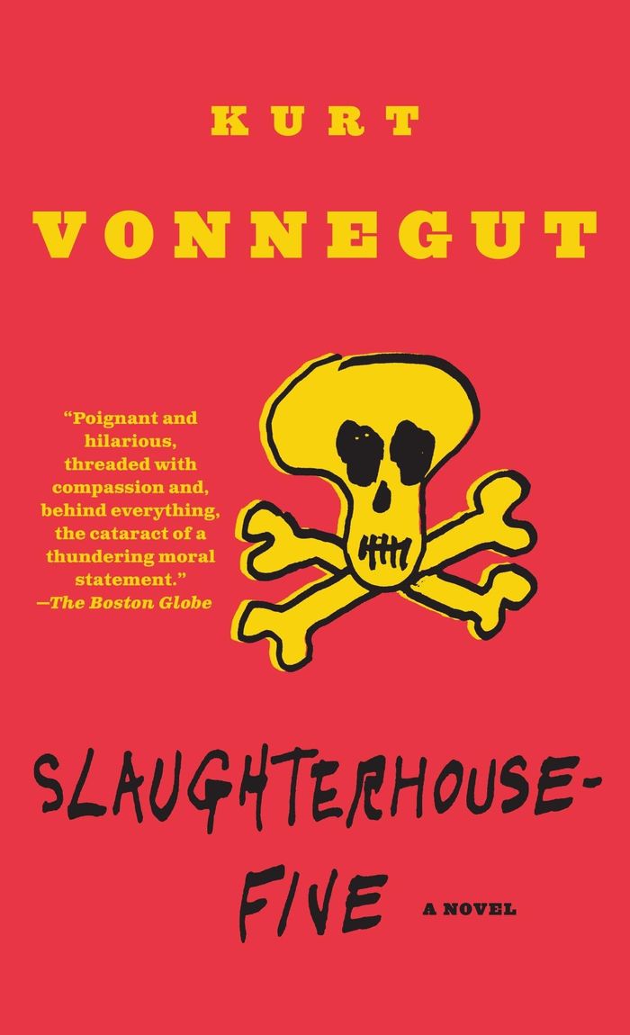 Couverture du livre « MODERN LIBRARY 100 BEST NOVELS - SLAUGHTERHOUSE-FIVE » de Kurt Vonnegut, librairie Les Contes Infusés à Corte