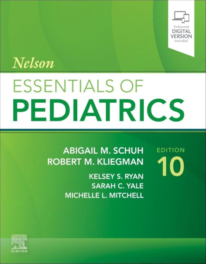 Couverture du livre « NELSON ESSENTIALS OF PEDIATRICS » de Schuh/kliegman/ryan, librairie Les Contes Infusés à Corte