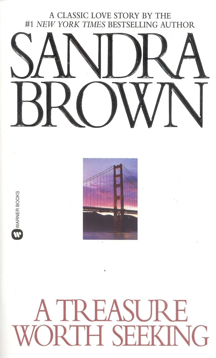 Couverture du livre « A TREASURE WORTH SEEKING » de Sandra Brown, librairie Les Contes Infusés à Corte