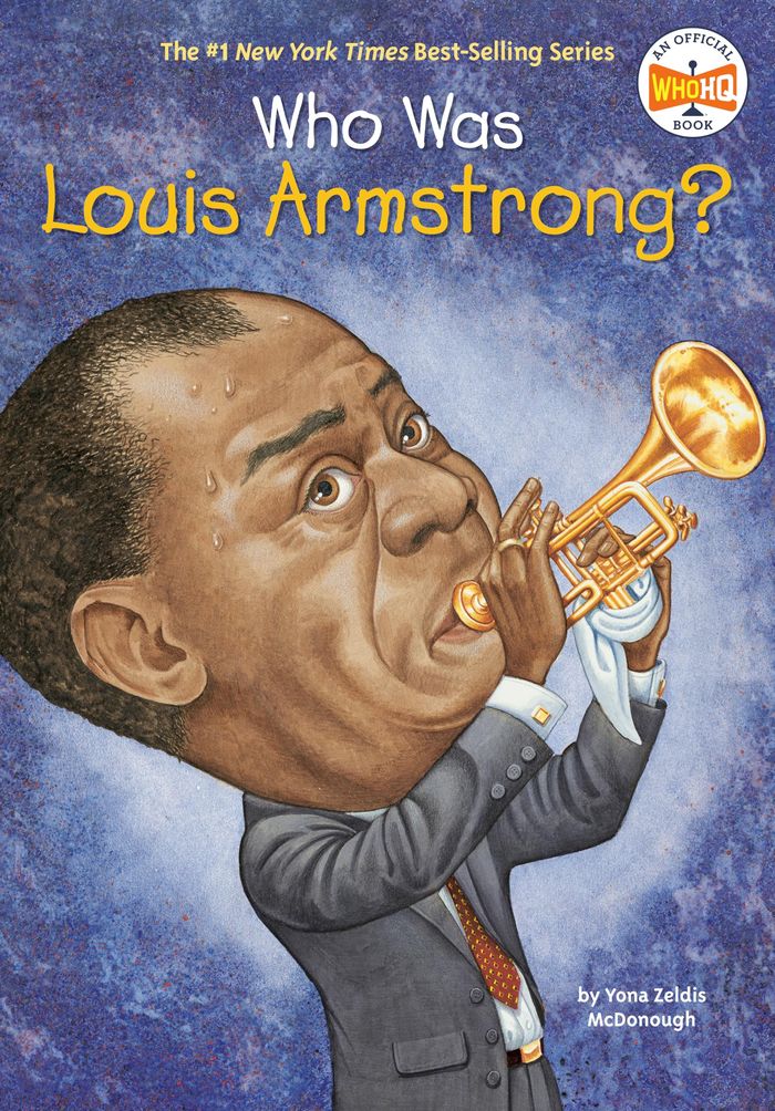 Couverture du livre « WHO WAS LOUIS ARMSTRONG », librairie Les Contes Infusés à Corte