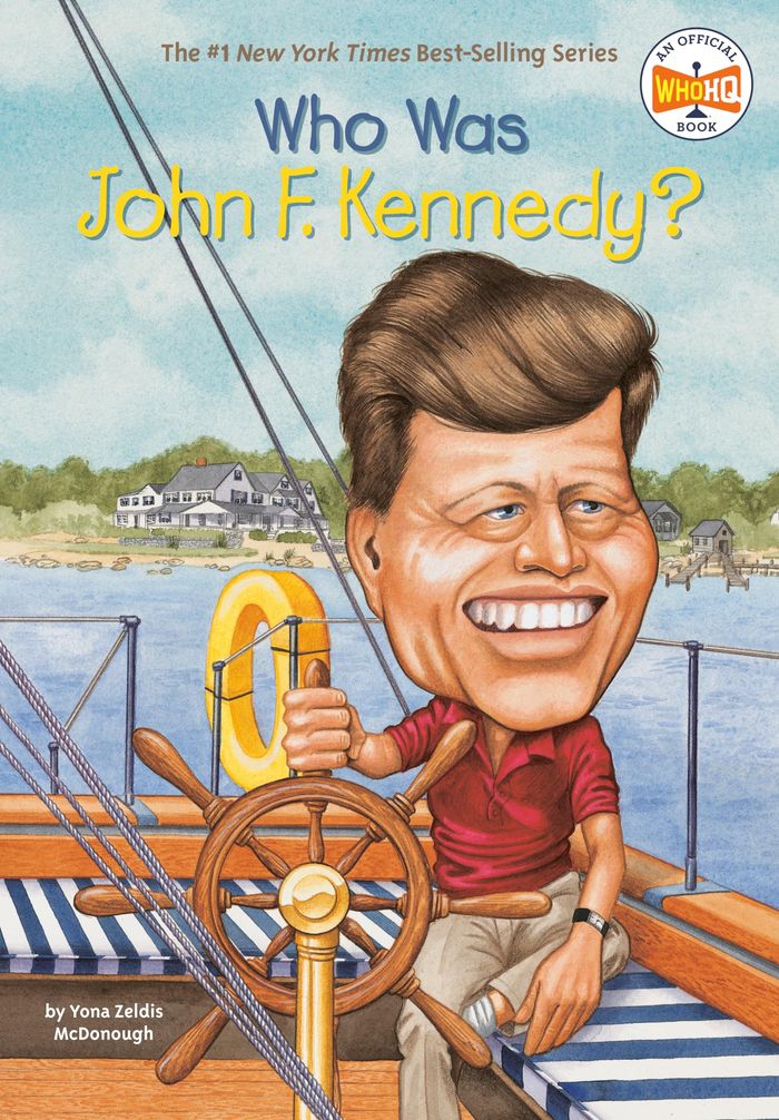 Couverture du livre « WHO WAS? - WHO WAS JOHN F. KENNEDY? » de Hq Mcdonough/who, librairie Les Contes Infusés à Corte