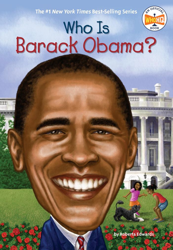 Couverture du livre « WHO WAS? - WHO IS BARACK OBAMA? », librairie Les Contes Infusés à Corte