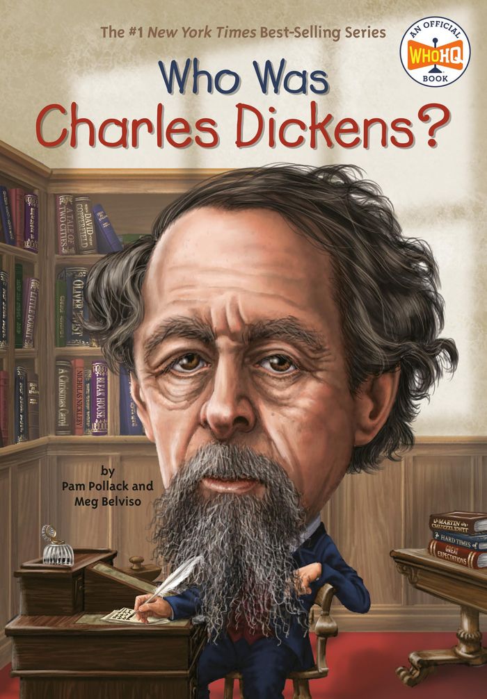 Couverture du livre « WHO WAS? - WHO WAS CHARLES DICKENS? » de Pollack/belviso, librairie Les Contes Infusés à Corte