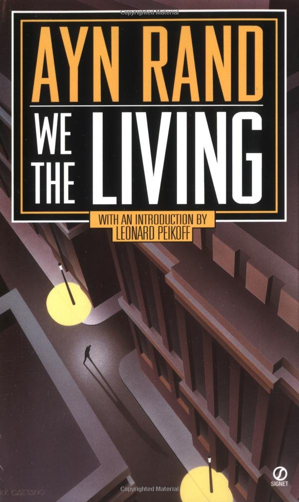 Couverture du livre « WE THE LIVING » de Rand, Ayn, librairie Les Contes Infusés à Corte