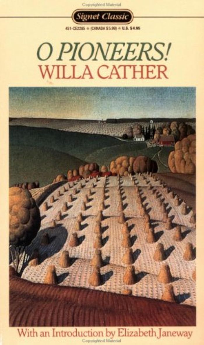 Couverture du livre « O PIONEERS ! » de Cather, Willa, librairie Les Contes Infusés à Corte
