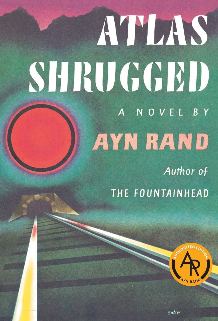 Couverture du livre « ATLAS SHRUGGED », librairie Les Contes Infusés à Corte
